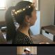 Wife of Nir Eyal in her concentration crown (top) and Nir in his concentration hat